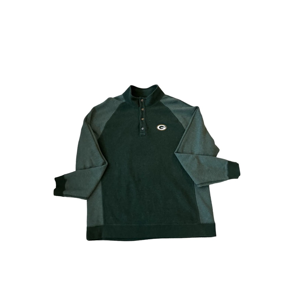 Tommy Bahama Green Bay Packers 4 Button Sweater XL‎